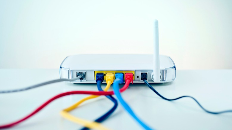 wifi router and ethernet