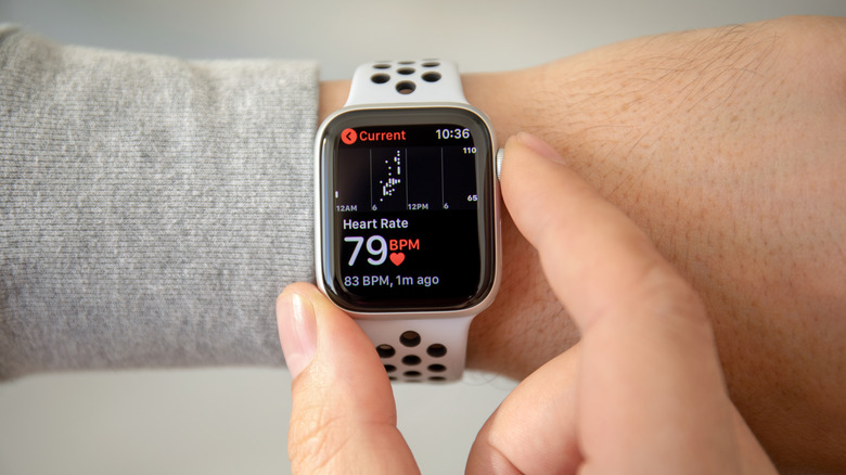 Apple Watch heart rate app