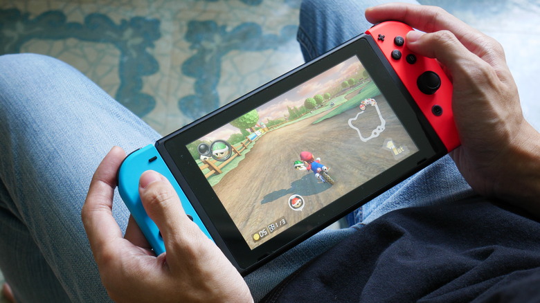 Playing games on the Nintendo Switch