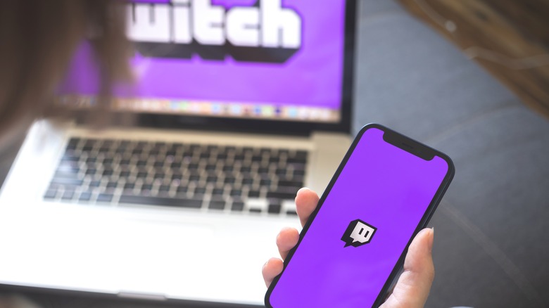 Twitch on phone and MacBook