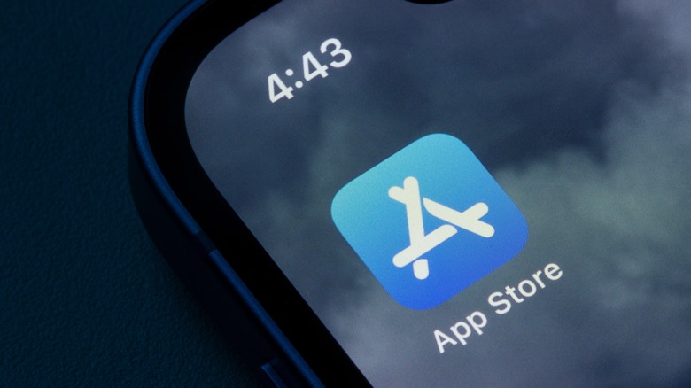 App Store icon on iPhone