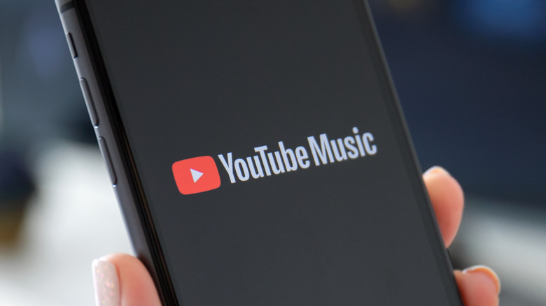 YouTube Music smartphone screen