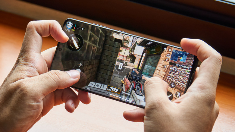 Gaming on Android device