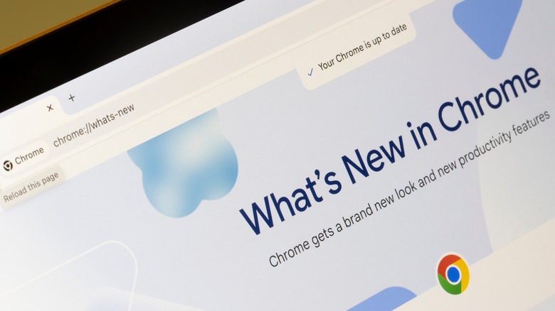 What's New In Chrome update page