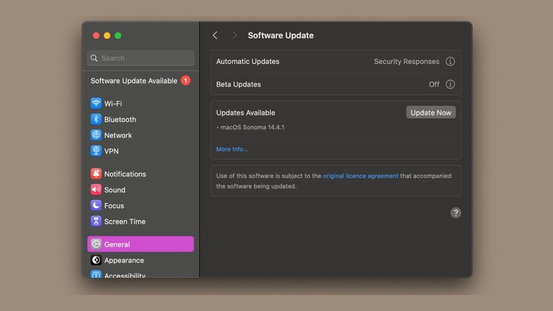 updating macOS