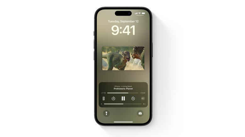 AirPlay on iPhone screen