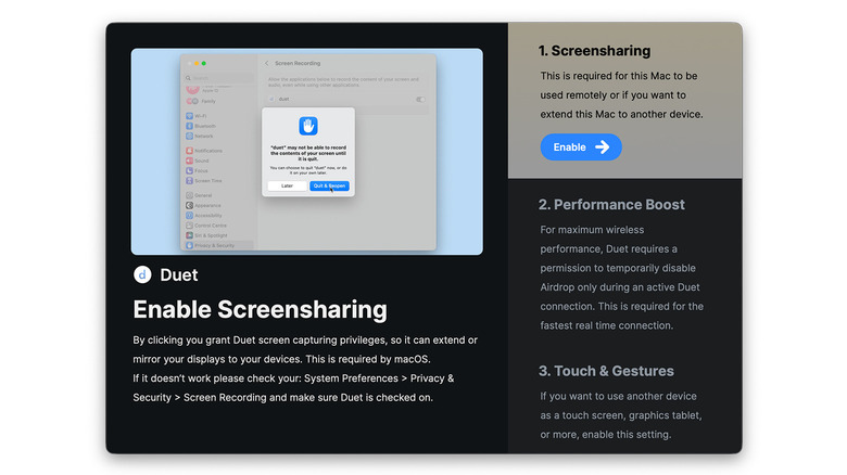 Setting up Duet on a Mac