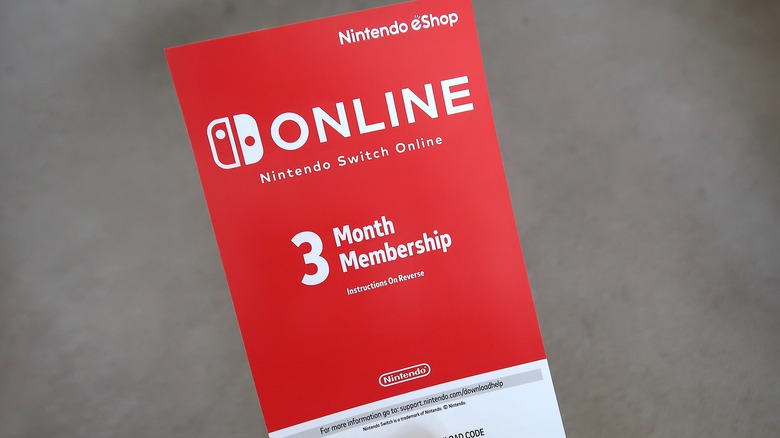 switch online card