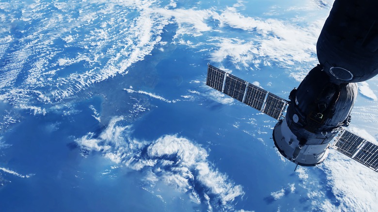 satellite orbiting Earth
