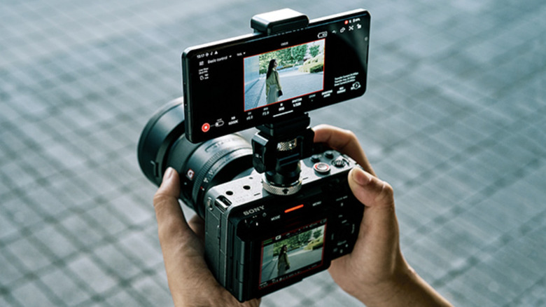 Sony camera monitor and control