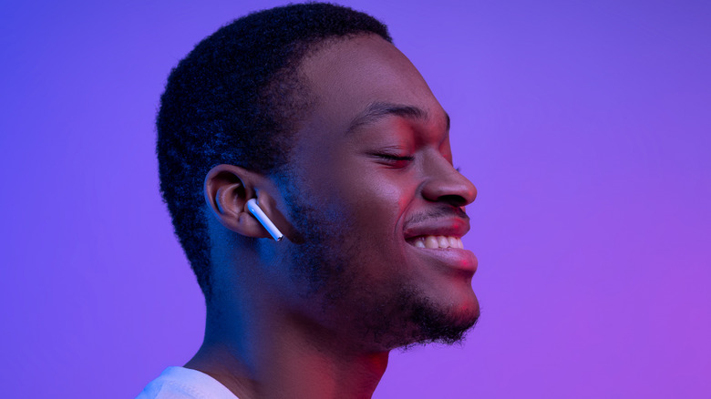 Guy with AirPods