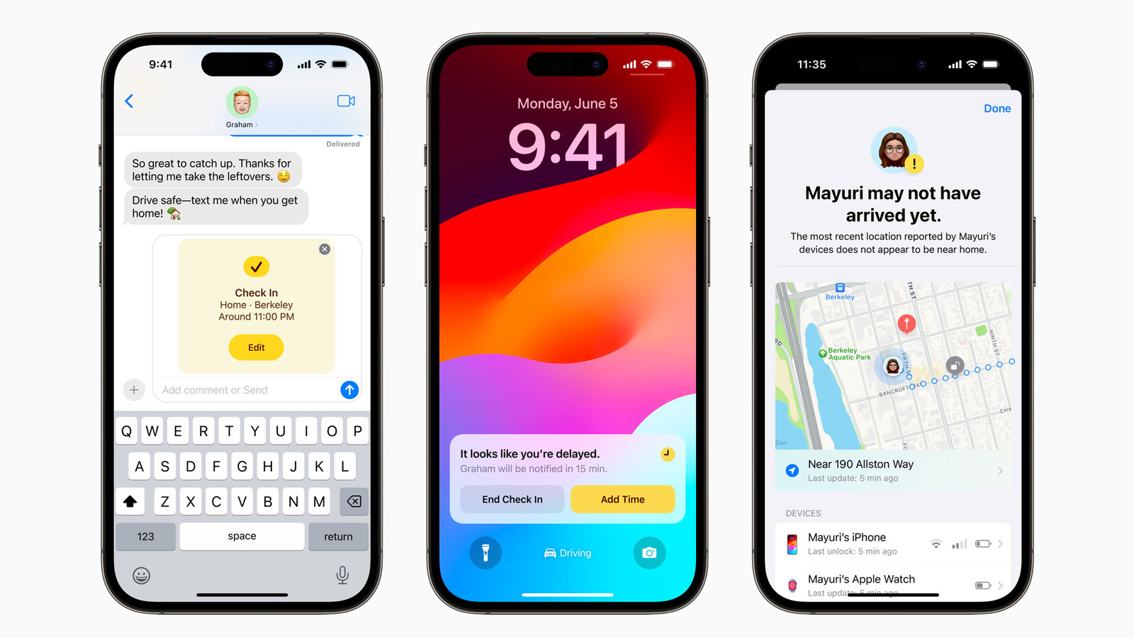 How To Use The Check In Feature On iPhone To Make Sure Your Friends And Family Get Home Safe – SlashGear
