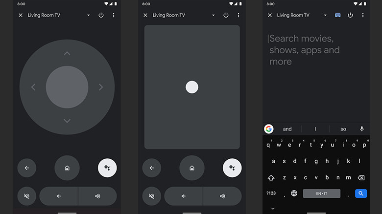 Android TV Remote screenshots