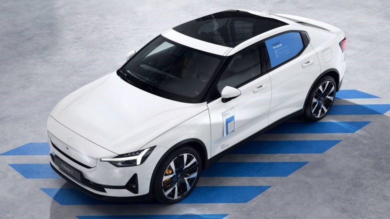An officially tested pre-owned Polestar 2