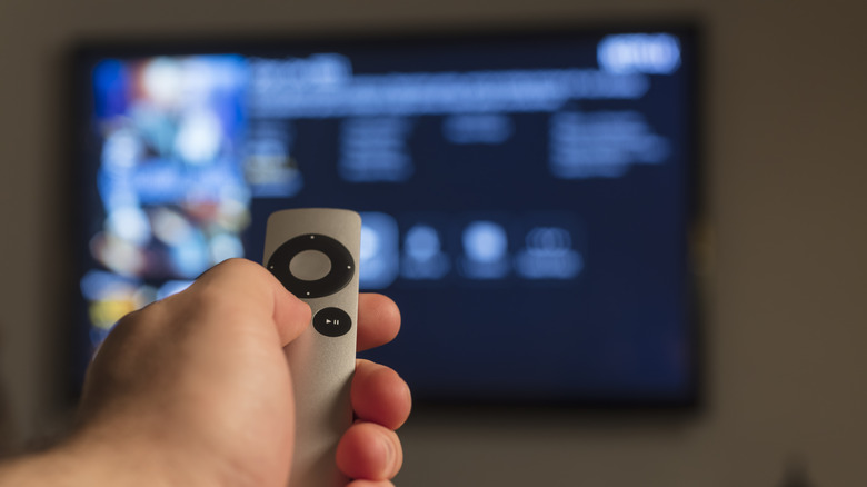 Person streaming on Apple TV