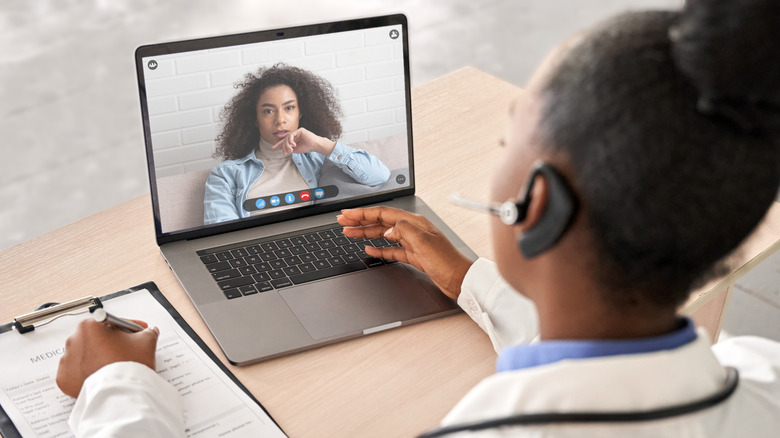 Two People Using FaceTime