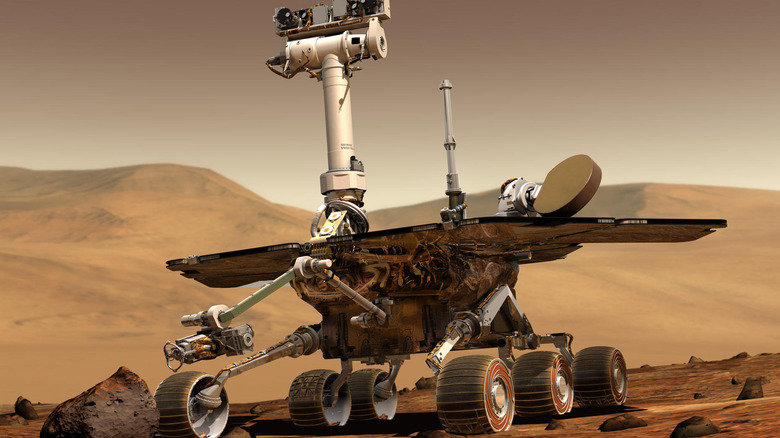 Artist's Concept of One of the Mars Exploration Rovers
