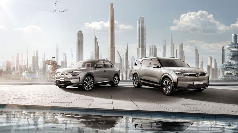 VinFast VF 8 and VF 9 electric SUVs