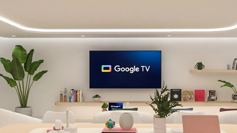 Next-gen Google TV in a room.