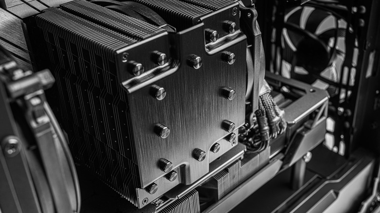 Custom built desktop PC CPU and CPU cooler