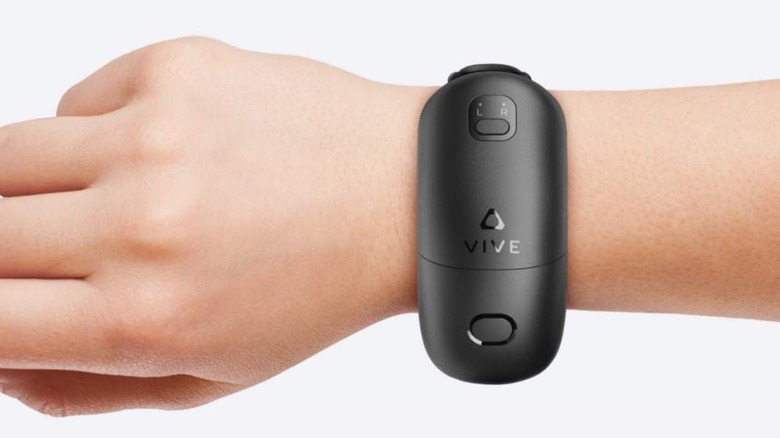 HTC Vive Wrist Tracker on wrist