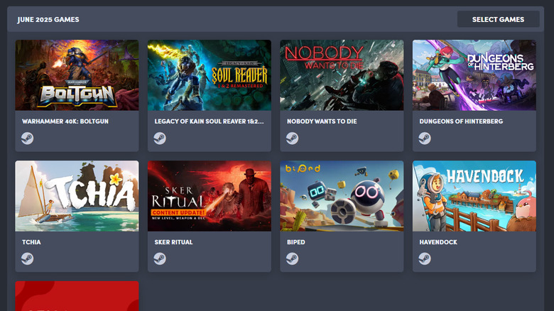 June 2025 Humble Choice games