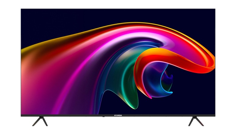 Hyundai smart TV on a white background