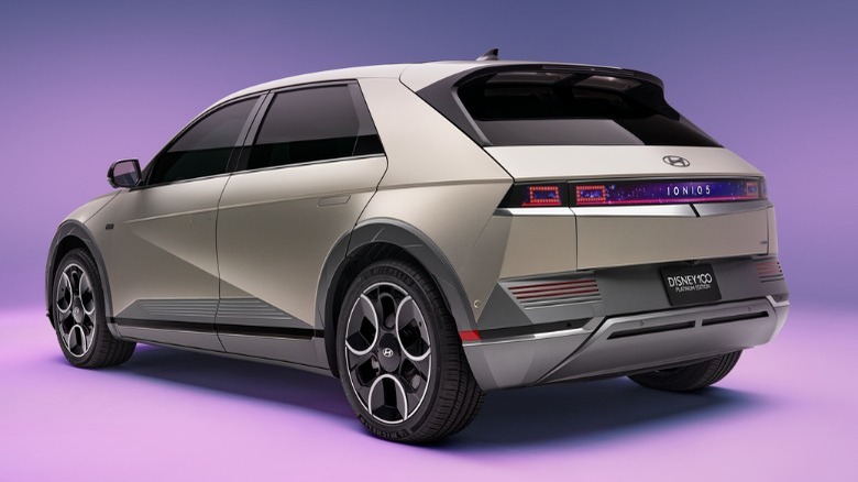 Hyundai IONIQ 5 Disney100 Platinum Concept rear exterior