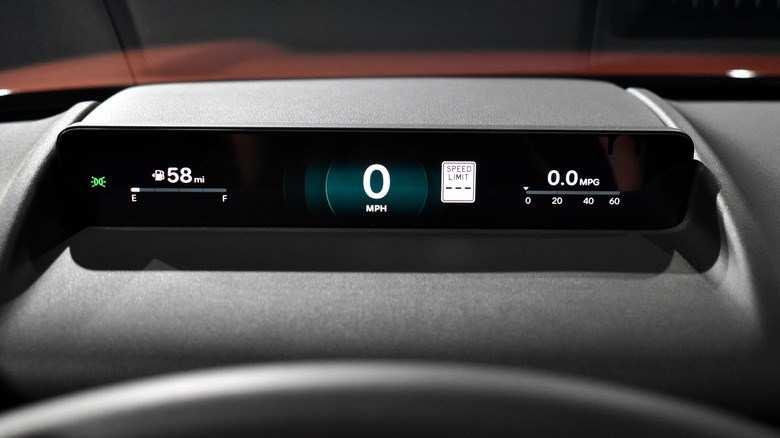 2027 Hyundai Tucson gauge cluster.
