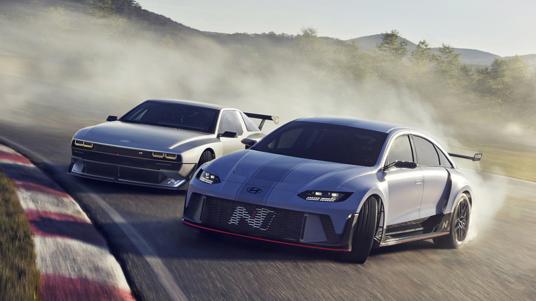 Hyundai N Vision 74 & RN22e Concept Cars