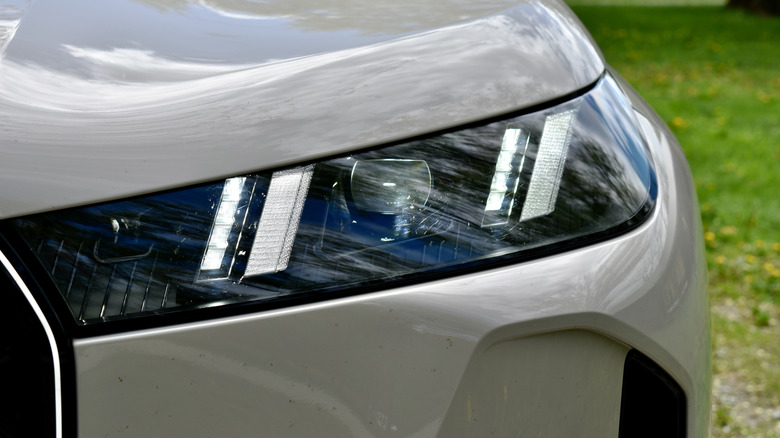 2026 BMW iX headlight.