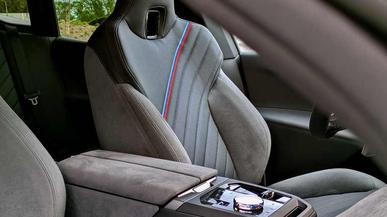 2026 BMW iX front seat.