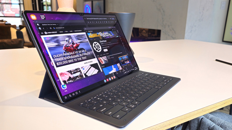 Samsung Galaxy Tab S10 Ultra on a table