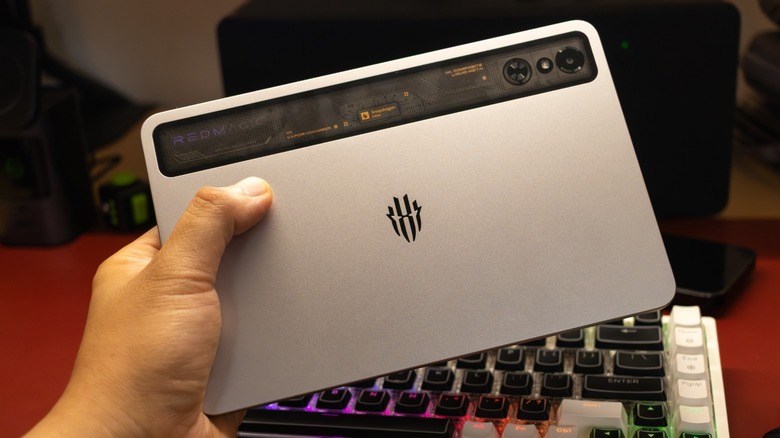 the RedMagic Astra in the hands of the author