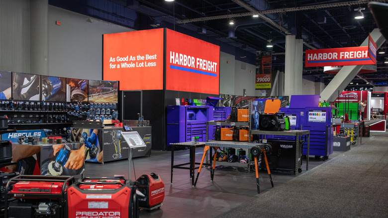 Harbor Freight SEMA 2025 booth