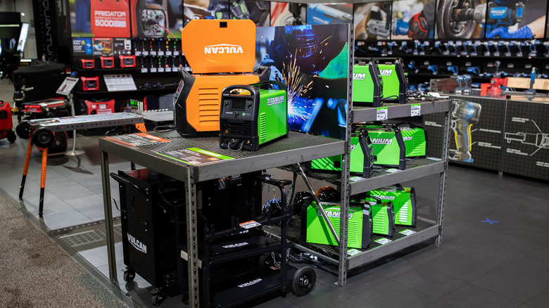 Vulcan and Titanium welders displayed at SEMA 2025