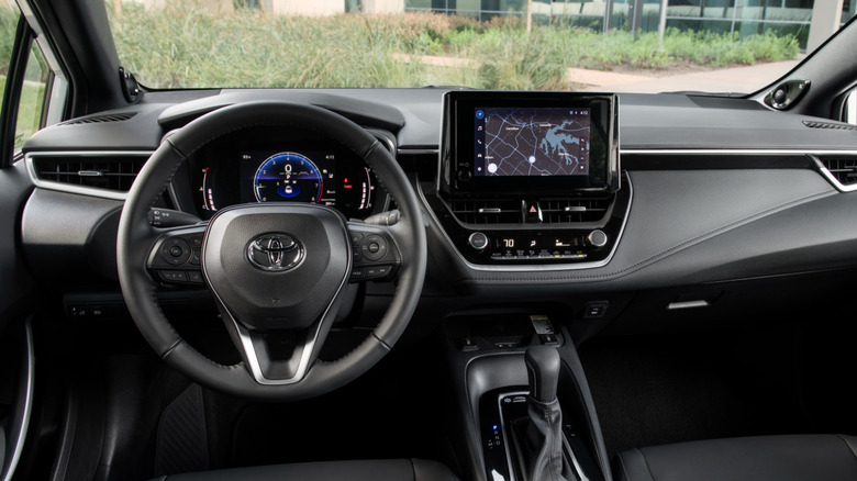 2026 Toyota Corolla XSE view from drivers seat