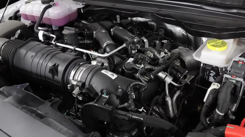 Close-up of Ram Hurricane engine
