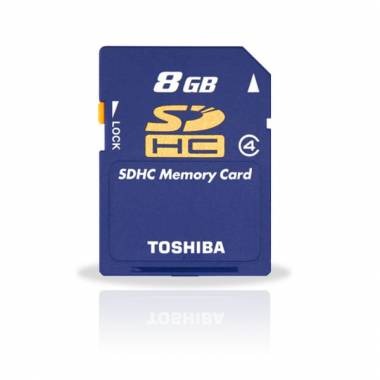 Toshiba SDHC 8GB card
