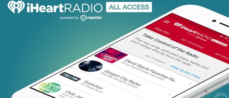 iHeartRadio partners with Napster for on-demand music streaming