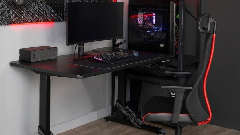 IKEA Gaming desk and chair 