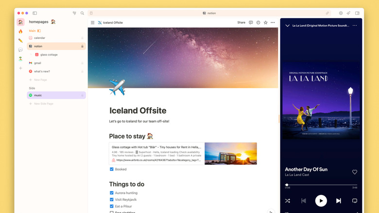 Sigma OS on a yellow background