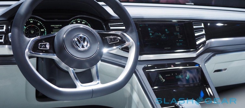 VW connected dashboard concept
