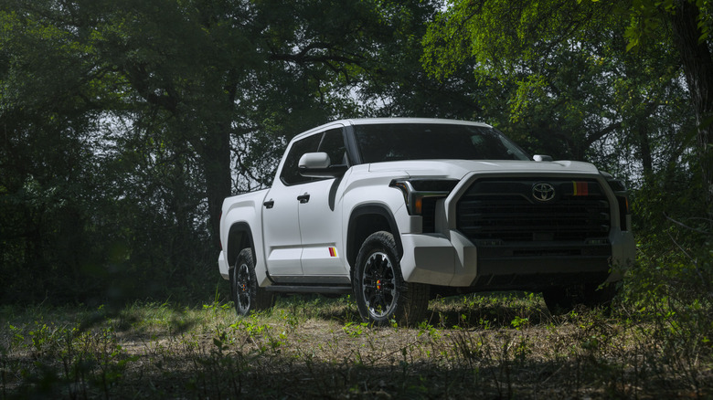 2026 Toyota Tundra parked in field