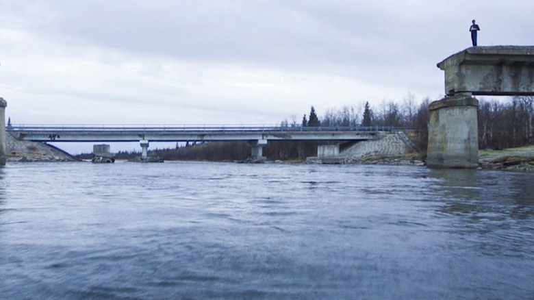 large bridge stolen in russia
