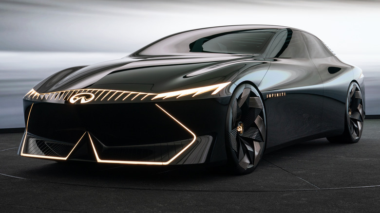 Infiniti Vision Qe concept front side view