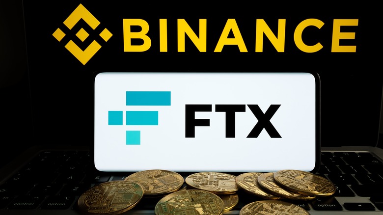 binance ftx logo coin phone