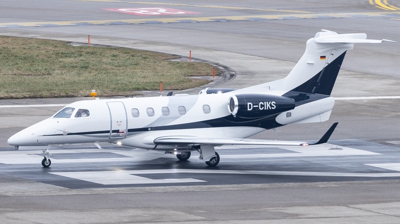 Phenom 300E on runway