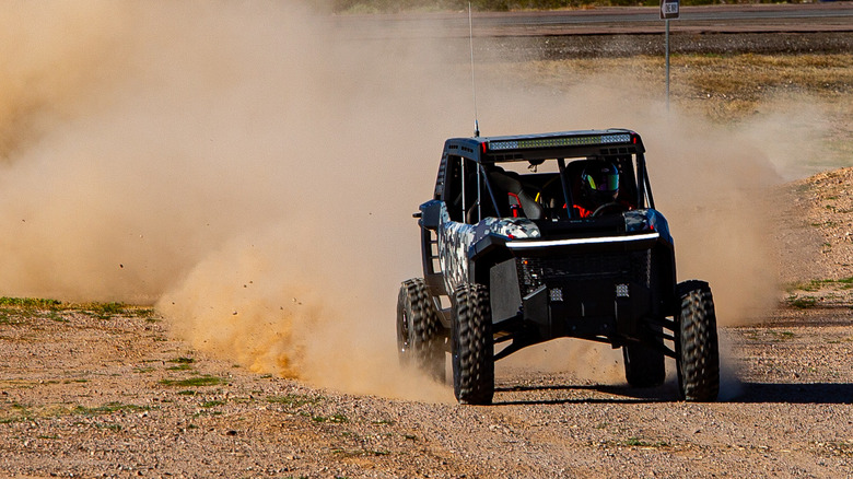 Scion 01 concept on dirt track