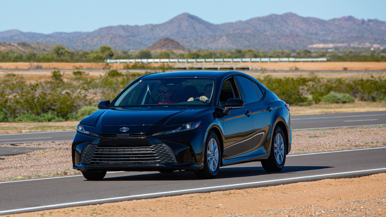 2026 Toyota Camry LE on track